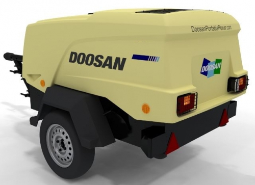 Дизельный компрессор Doosan 7/26E