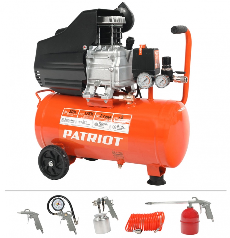 Поршневой компрессор Patriot EURO 50-260К