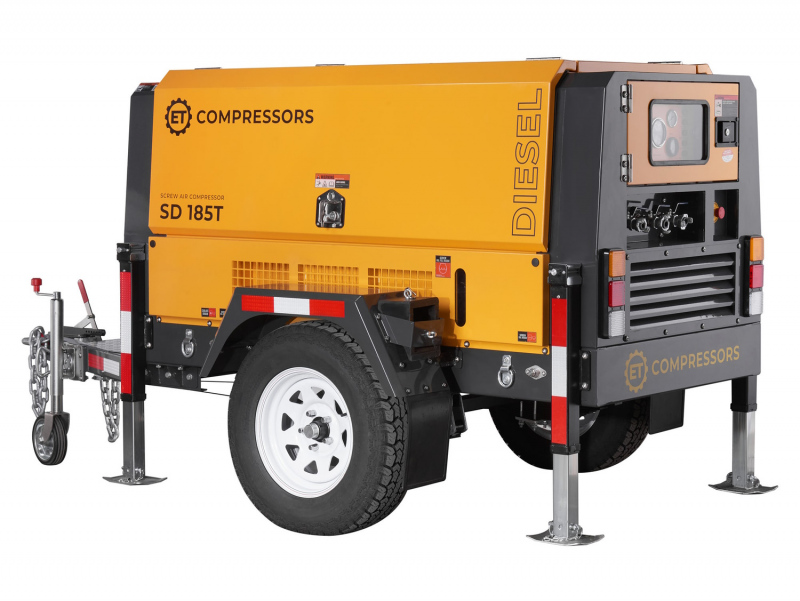 Дизельный компрессор ET SD-265-7 на шасси