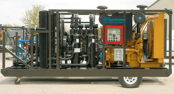 Дожимной дизельный компрессор Atlas Copco Hurricane B18TT-61/1000